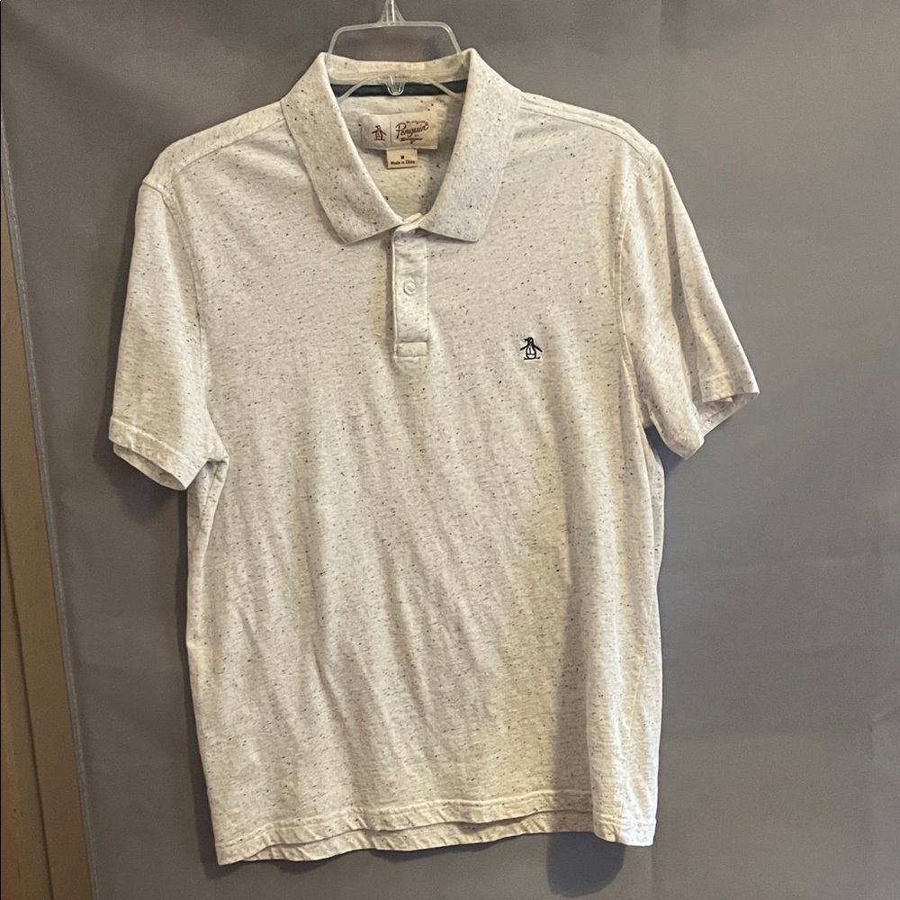 Original Penguin Men's Light Gray Polo Shirt